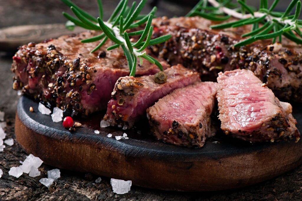 Quality beef steak